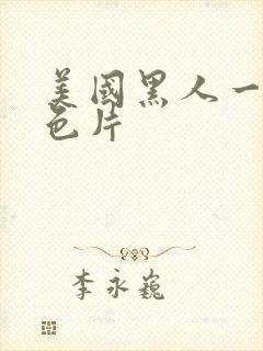 美国黑人一级黄色片封面