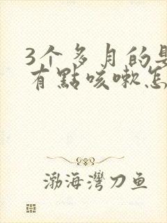 3个多月的婴儿有点咳嗽怎么办