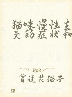 猫咪慢性支气管炎的症状和治疗方法封面