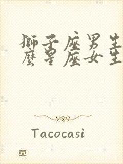 狮子座男生和什么星座女生最配