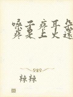 嗓子疼耳朵疼头疼是上火还是发炎封面