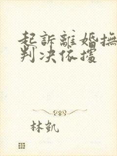 起诉离婚抚养权判决依据