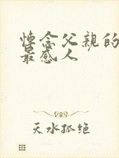 悼念父亲的悼词最感人