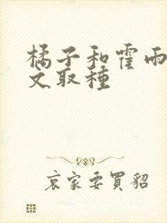 橘子和霍雨浩原文取种