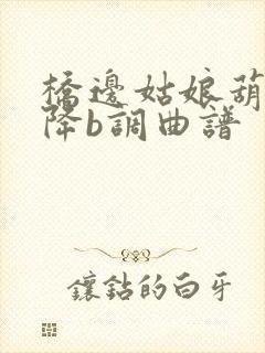 桥边姑娘葫芦丝降b调曲谱