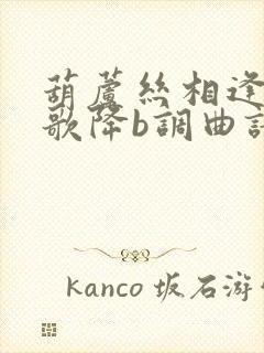 葫芦丝相逢是首歌降b调曲谱