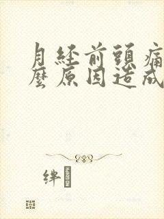 月经前头痛是什么原因造成的封面