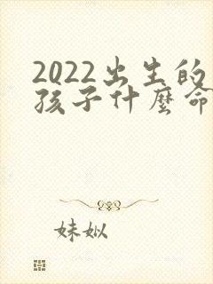 2022出生的孩子什么命五行属啥