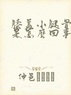 膝盖小腿骨头疼是怎么回事封面