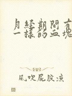 月经期间有像肉一样的血块封面