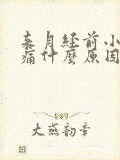 来月经前小腹胀痛什么原因