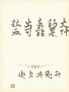 拉出来的大便带血可能是什么问题