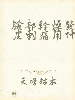 脸部干燥发红脱皮刺痛用什么药膏