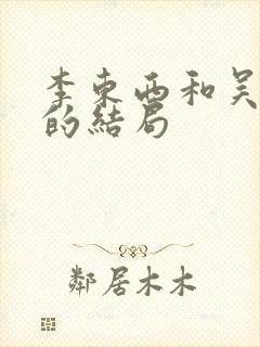 李东西和吴南北的结局