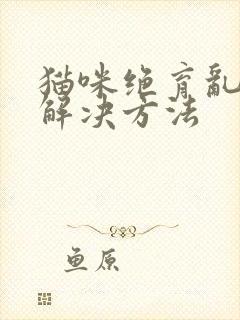 猫咪绝育乱尿的解决方法