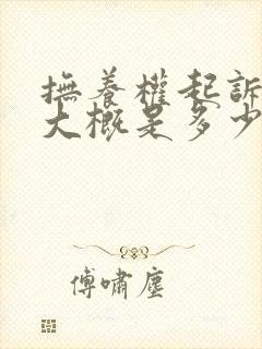 抚养权起诉费用大概是多少?