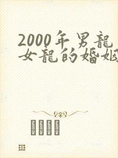 2000年男龙女龙的婚姻怎么样封面