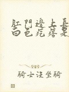 肛门边上长了个白色疙瘩是什么