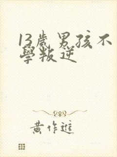 13岁男孩不上学叛逆