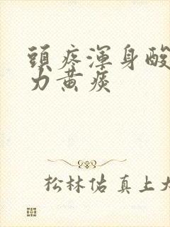 头疼浑身酸痛无力黄痰封面