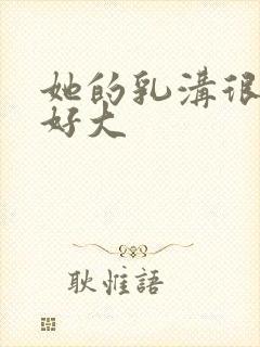 她的乳沟很深胸好大封面