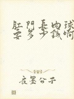 肛门长肉球切掉要多少钱啊