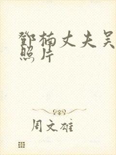 邓楠丈夫吴晓晖照片