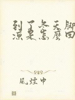 到了冬天脚就冰凉是怎么回事