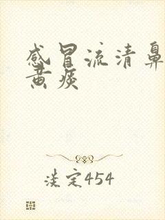 感冒流清鼻涕吐黄痰