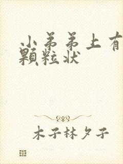 小弟弟上有白色颗粒状