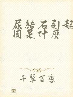 尿结石引起的原因是什么