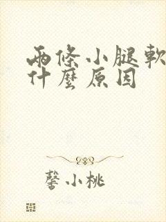 两条小腿软无力什么原因