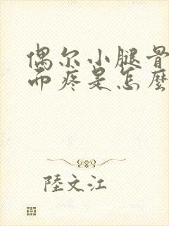 偶尔小腿骨头里面疼是怎么回事封面