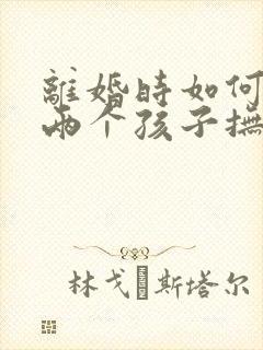 离婚时如何争取两个孩子抚养权