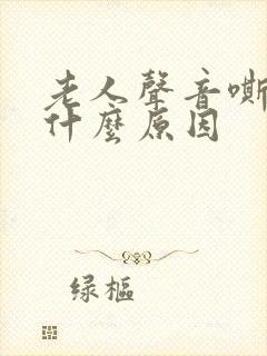 老人声音嘶哑是什么原因