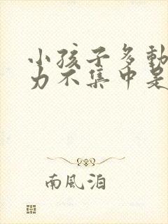 小孩子多动注意力不集中是怎回事