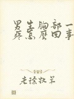 男生胸部一碰就疼怎么回事封面