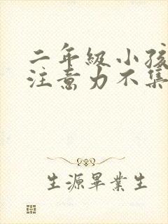 二年级小孩上课注意力不集中怎么办