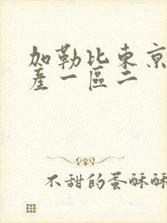 加勒比东京热国产一区二