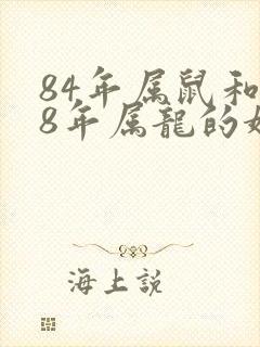 84年属鼠和88年属龙的婚姻