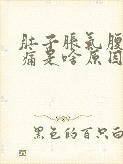 肚子胀气腹部绞痛是啥原因呢