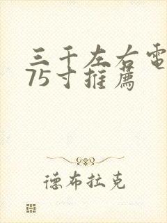 三千左右电视机75寸推荐