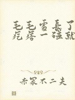 毛毛处长了个硬疙瘩一碰就疼怎么办