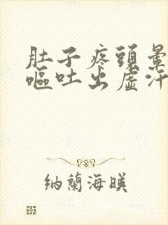 肚子疼头晕恶心呕吐出虚汗是怎么回事