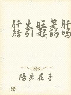 肝火旺是肝气郁结引起的吗封面