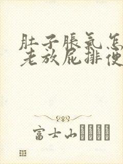 肚子胀气怎么办老放屁排便少