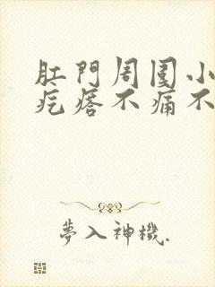 肛门周围小米粒疙瘩不痛不痒封面