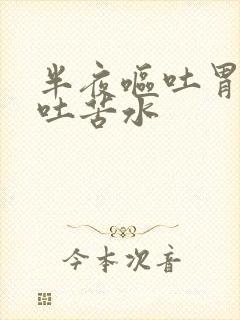 半夜呕吐胃难受吐苦水