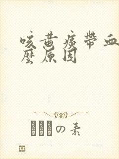 咳黄痰带血是什么原因