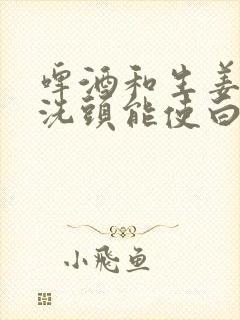 啤酒和生姜一起洗头能使白发变黑吗?